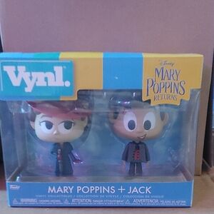 Vynl Mary Poppins + Jack Collectible Figures